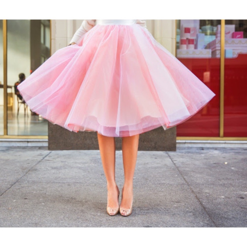 Pink Tulle Skirt Size Large